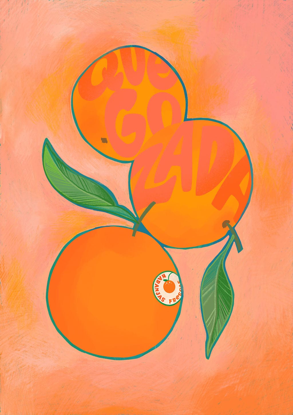 Naranjas Art Print Intercontinental Fruitery Art Print