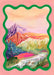 Pastel Peaks Giclée Art Print Kitsch Kanaveral Art Print