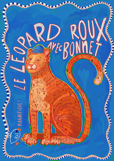 Léopard Roux Matte Art Print Aventures Des Créatures Art Print